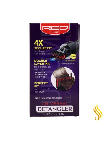 Red Kiss Universal Detangler Pik Peine difusor Para Secador